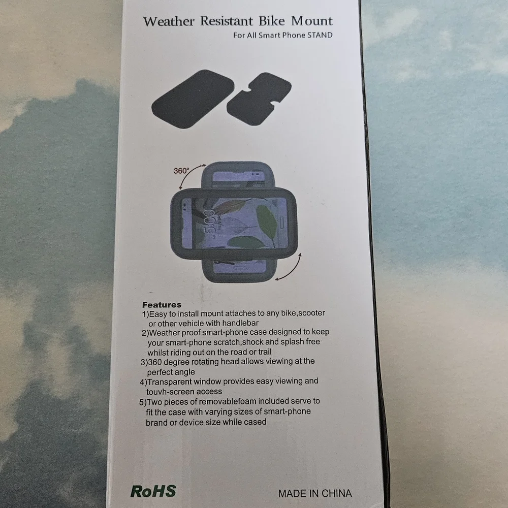Bicyclist Weather Resistant Bike Mount for Smartphones Bicycle Accessory Gift